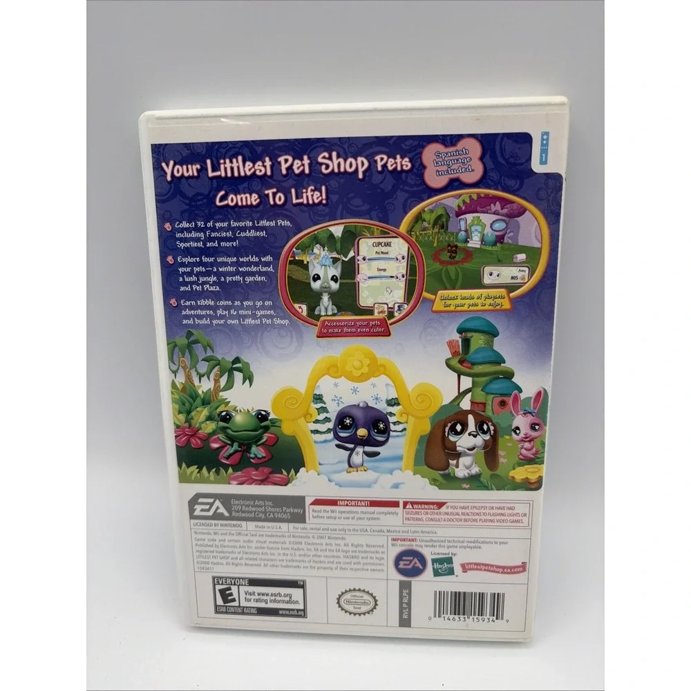 Nintendo Wii Littlest Petshop E-Rated Video Game Complete CIB